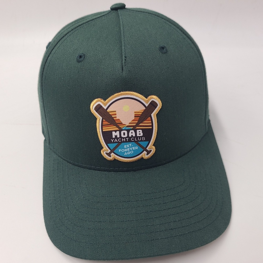 Moab Yacht Club Hat Snapback Green Moab Gear Trader Sail Outdoors Nautical Men